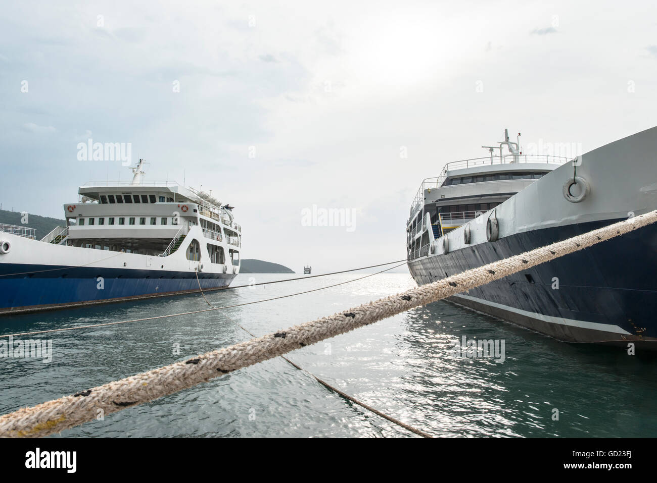 Ferryboat. Igoumenitsa, Greece Stock Photo Alamy