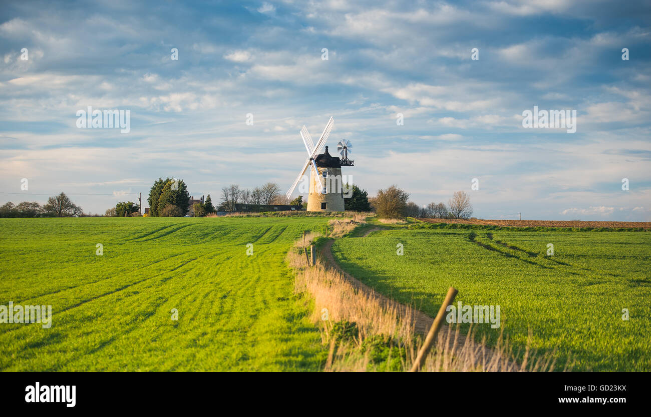 Windmill in Great Haseley in Oxfordshire, England, United Kingdom, Europe Stock Photo