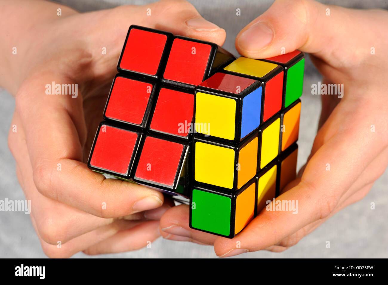 Rubik's cubes hands hires stock photography and images Alamy