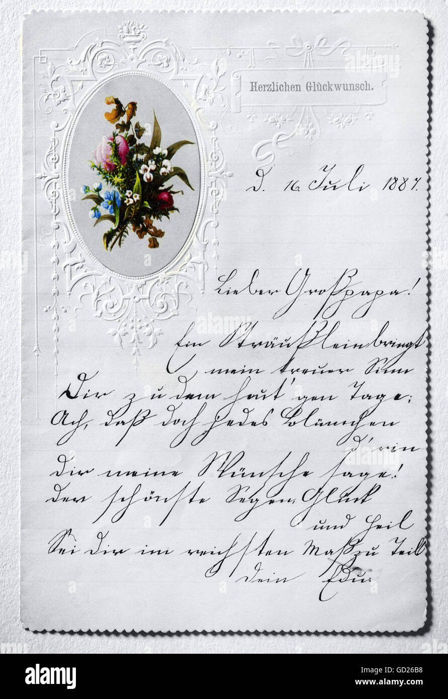 festivity, greeting cards, handwritten greetings letter, blind