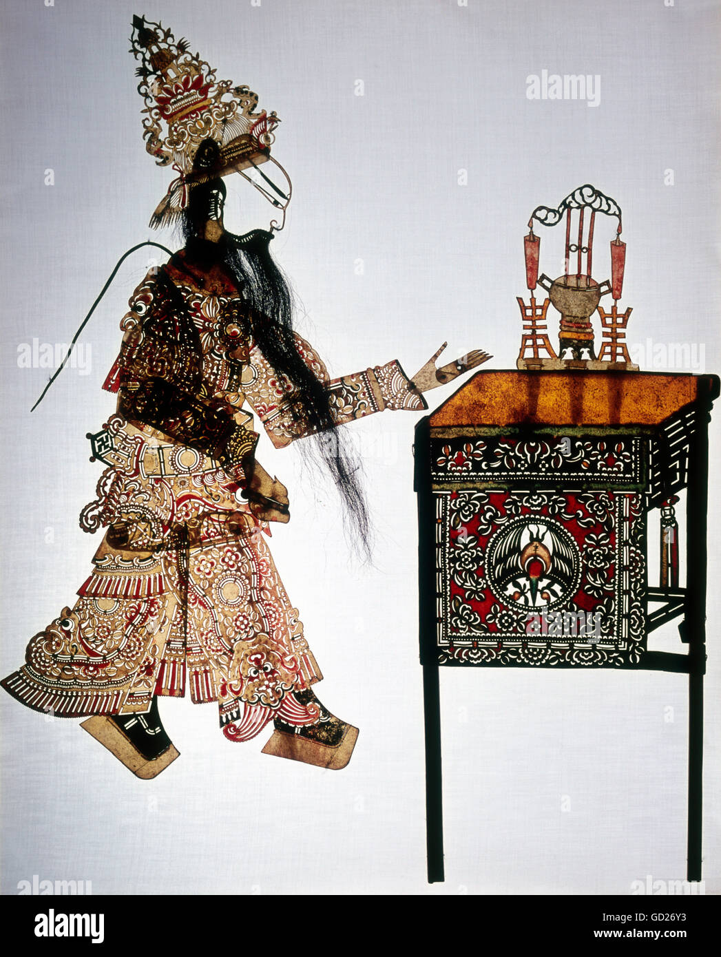 fine arts, China, Chinese shadow puppetry, shadow puppet, Szechuan