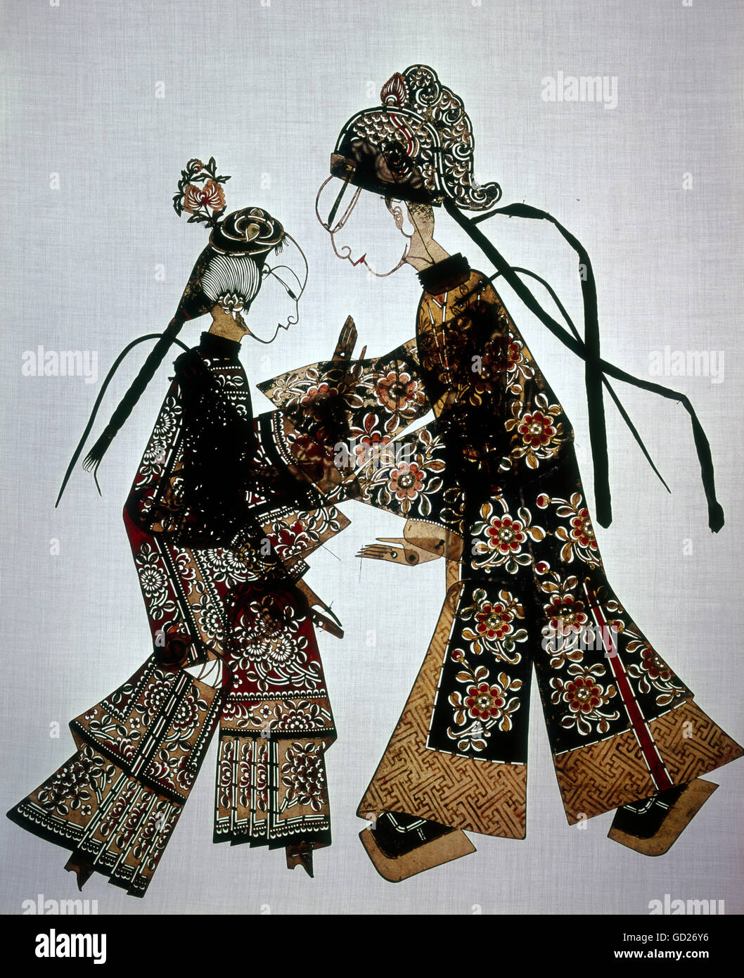 Shadow Puppetry China Chinese Puppets IMCUI