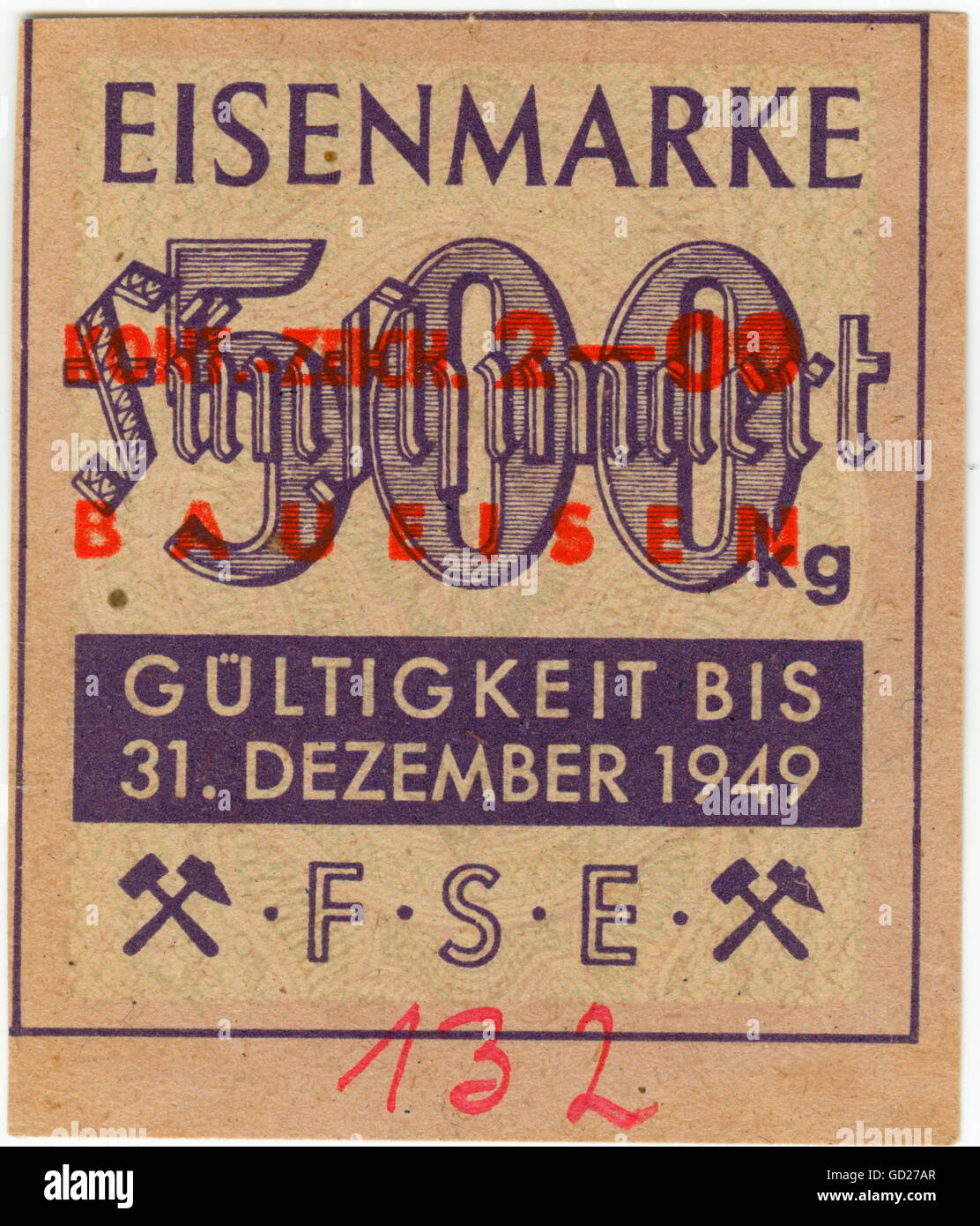 Ration cards hi-res stock photography and images - Alamy