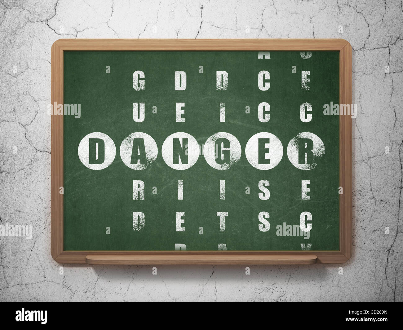 Privacy concept Danger in Crossword Puzzle Stock Photo Alamy