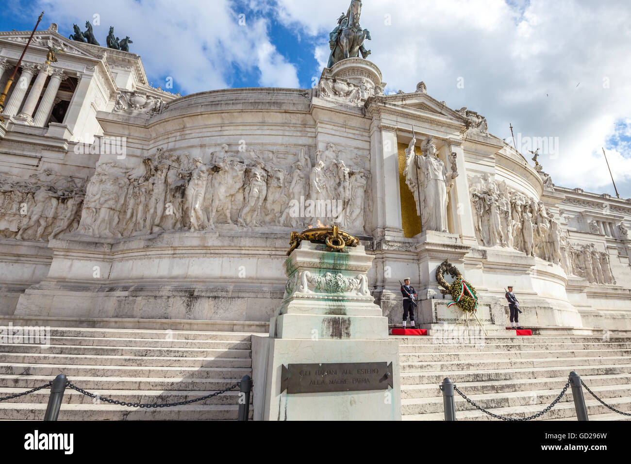 Altare della Patria Rome Stock Photo