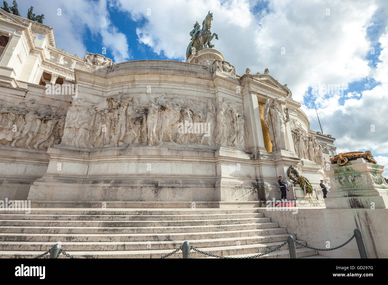 Il Vittoriano National Monument Stock Photo