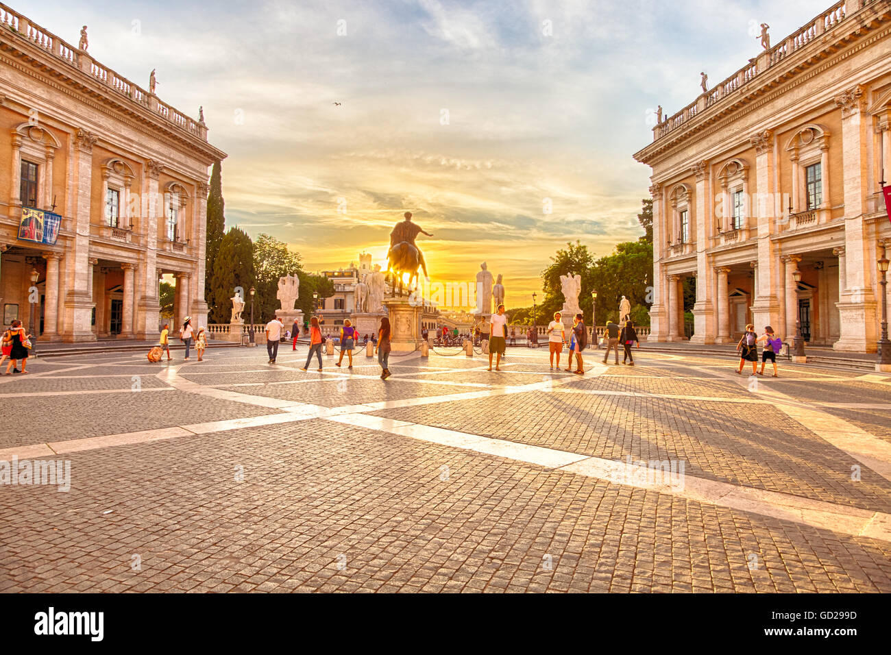 The Capitoline Hill Stock Photo