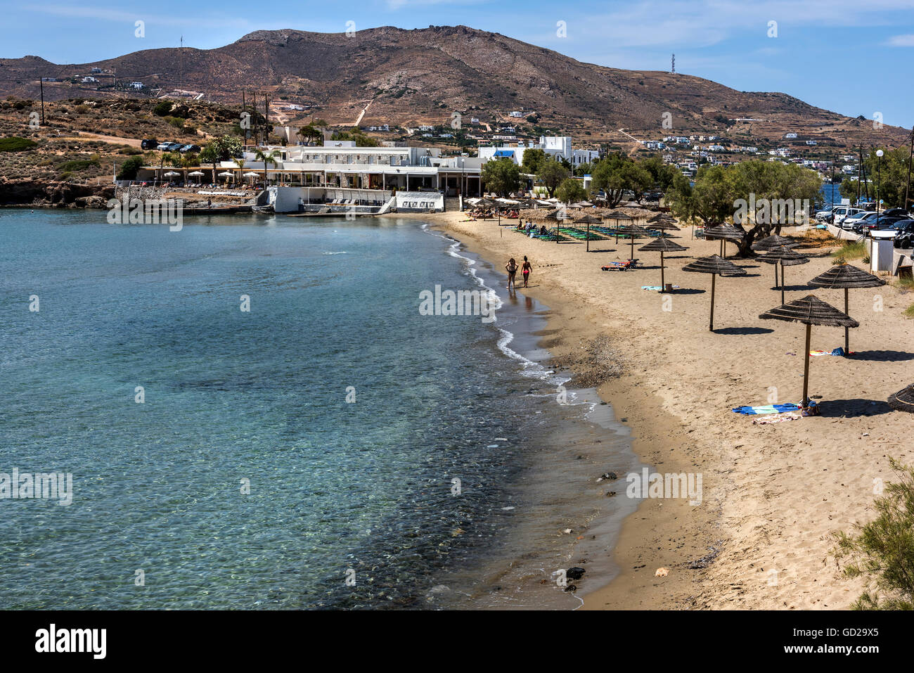 Poseidonia, Syros Stock Photo - Alamy