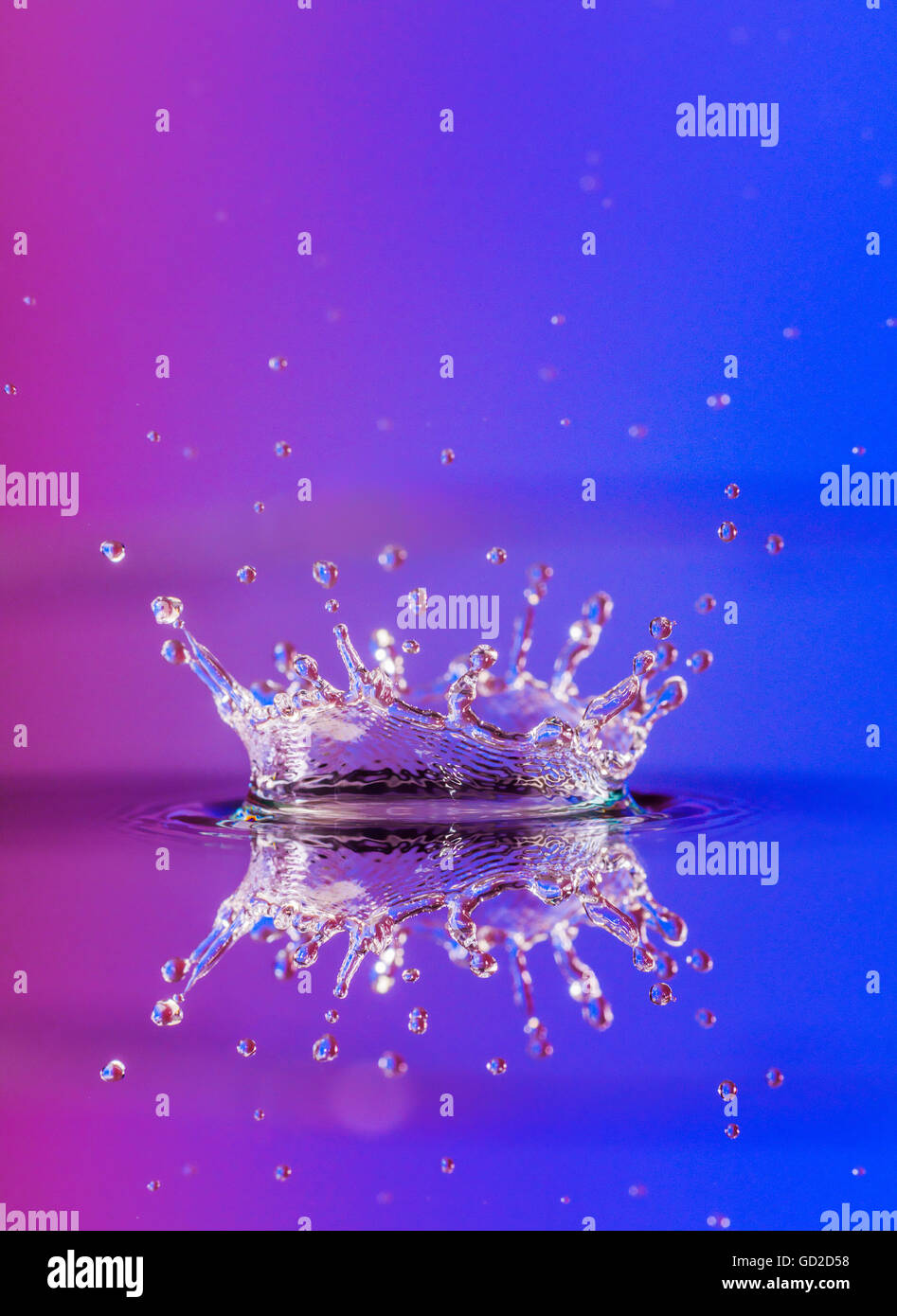 A Close Up Photo of Colorful Water Splash Stock Photo - Alamy