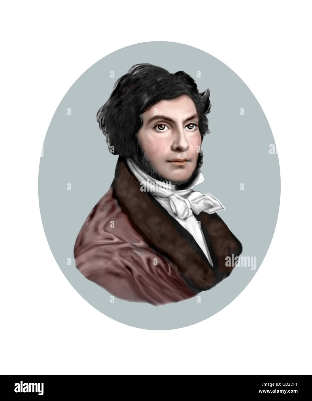 Jean Francois Champollion, 1790-1832, Scholar Stock Photo
