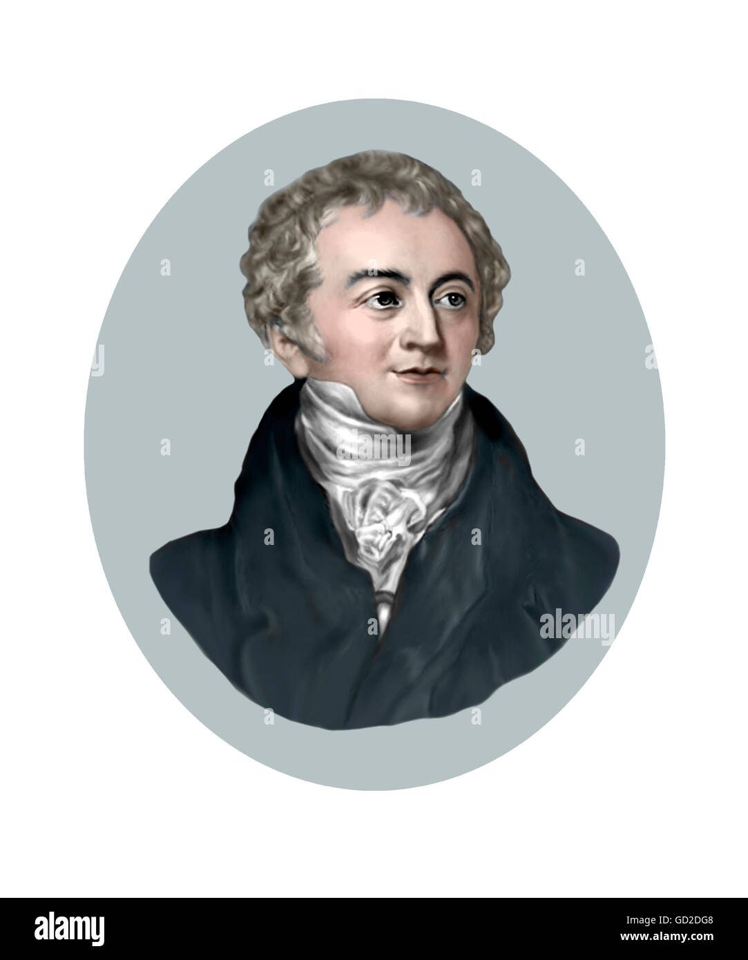 Thomas Young, 1773-1829, Polymath, Physicist Stock Photo