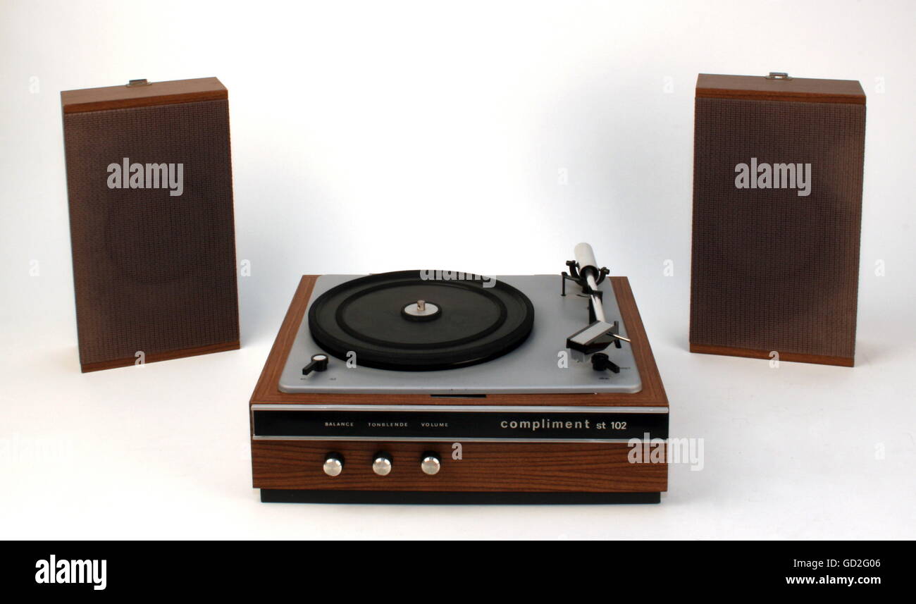 Technics Audio Record Player Record High Resolution Stock Photography