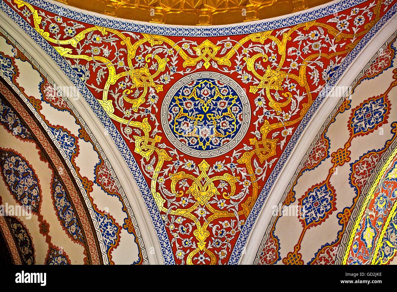 fine arts, Byzantine Empire, ornaments in the Topkapi Palace, Kubbealti, Palace of the Grand Visir, Istanbul, Artist's Copyright has not to be cleared Stock Photo
