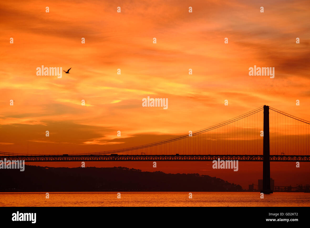 Ponte 25 de Abril Sunset Lisbon Stock Photo Alamy Ponte 25 de Abril Sunset Lisbon Stock Photo Alamy