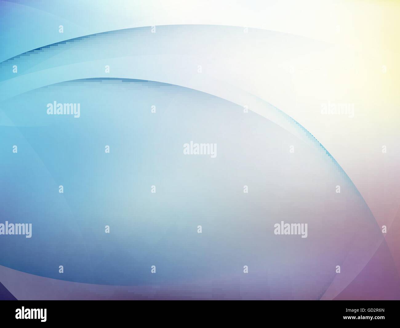 Abstract blue background with smooth lines. EPS 10 Stock Vector Image ...