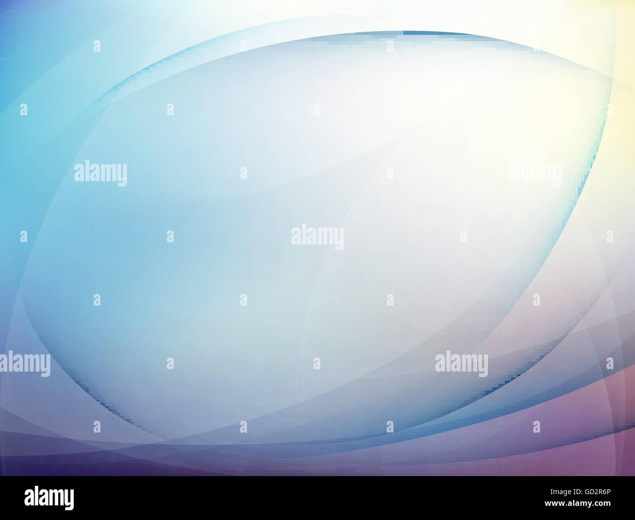 Abstract blue background with smooth lines. EPS 10 Stock Vector Image ...