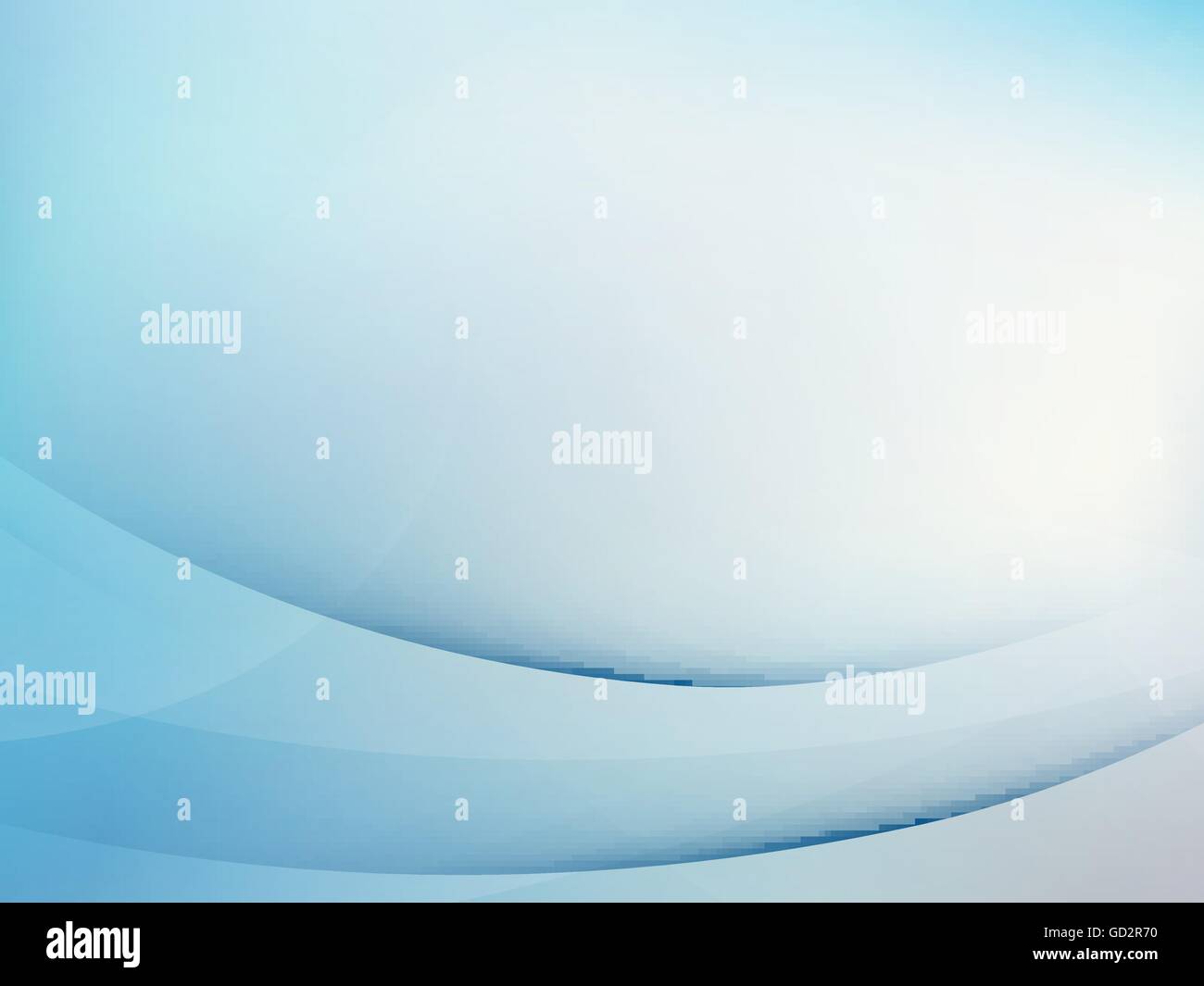 Abstract blue background with smooth lines. EPS 10 Stock Vector Image ...