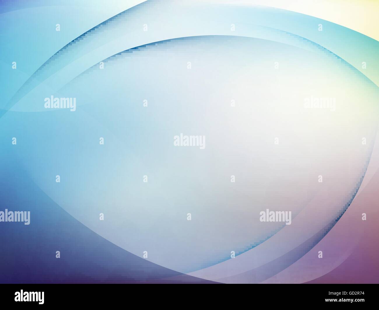 Abstract blue background with smooth lines. EPS 10 Stock Vector Image ...