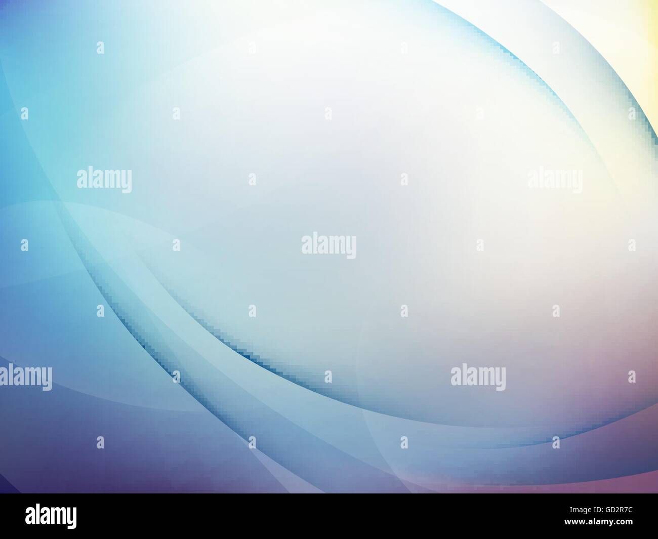 Abstract blue background with smooth lines. EPS 10 Stock Vector Image ...