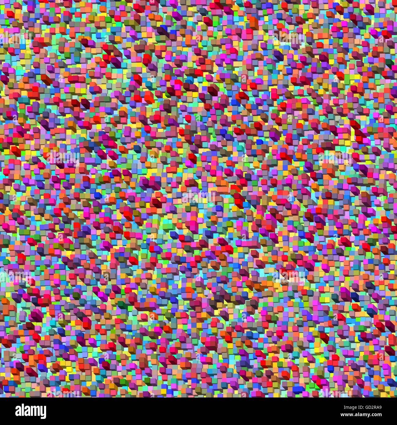 Chaos cubes background abstract hi-res stock photography and images - Alamy