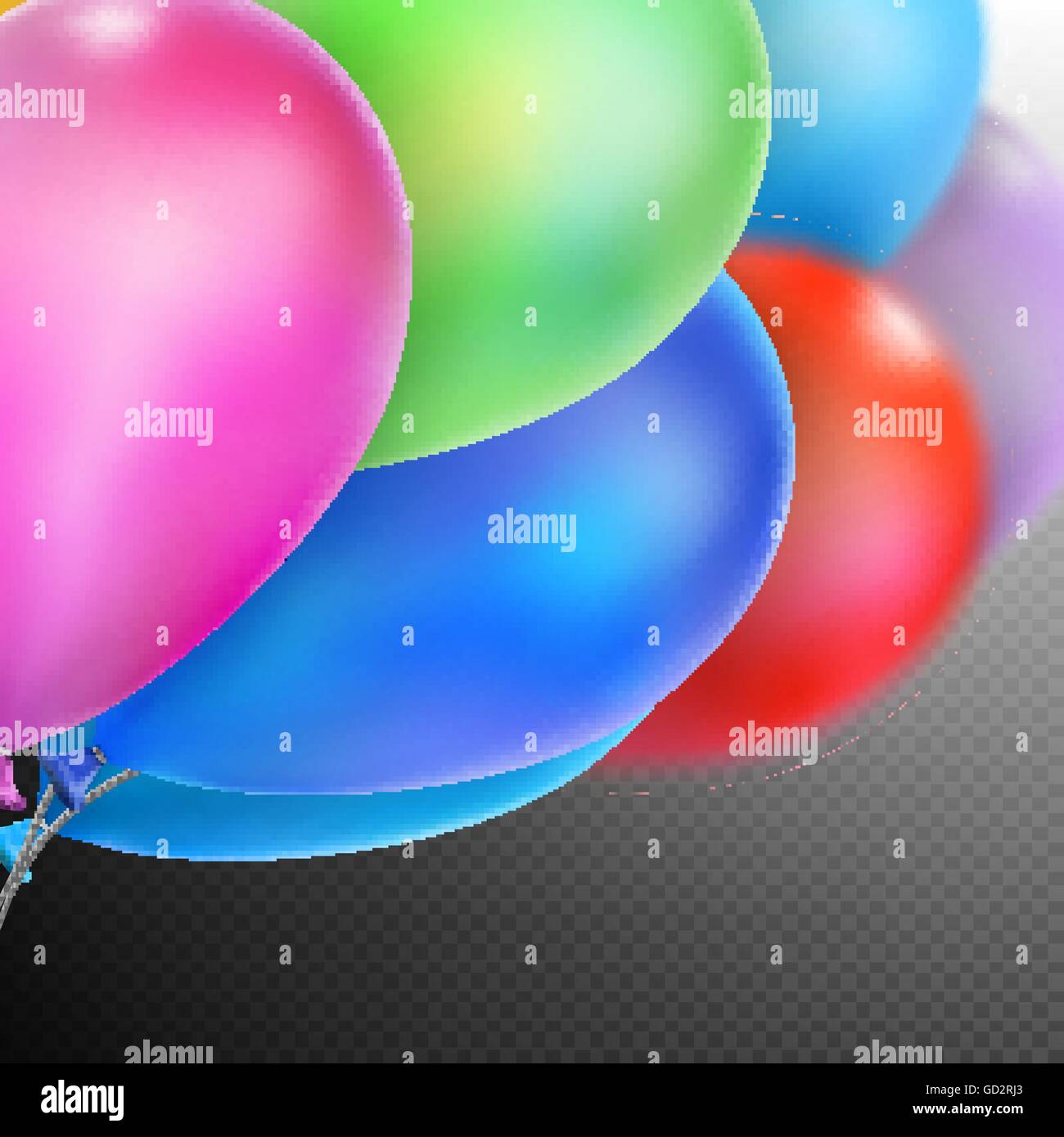 Balloons isolated. EPS 10 Stock Vector Image & Art - Alamy