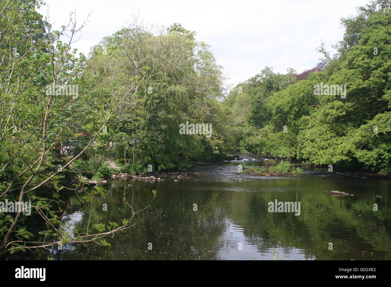 River Brathay at Clappersgate Stock Photo