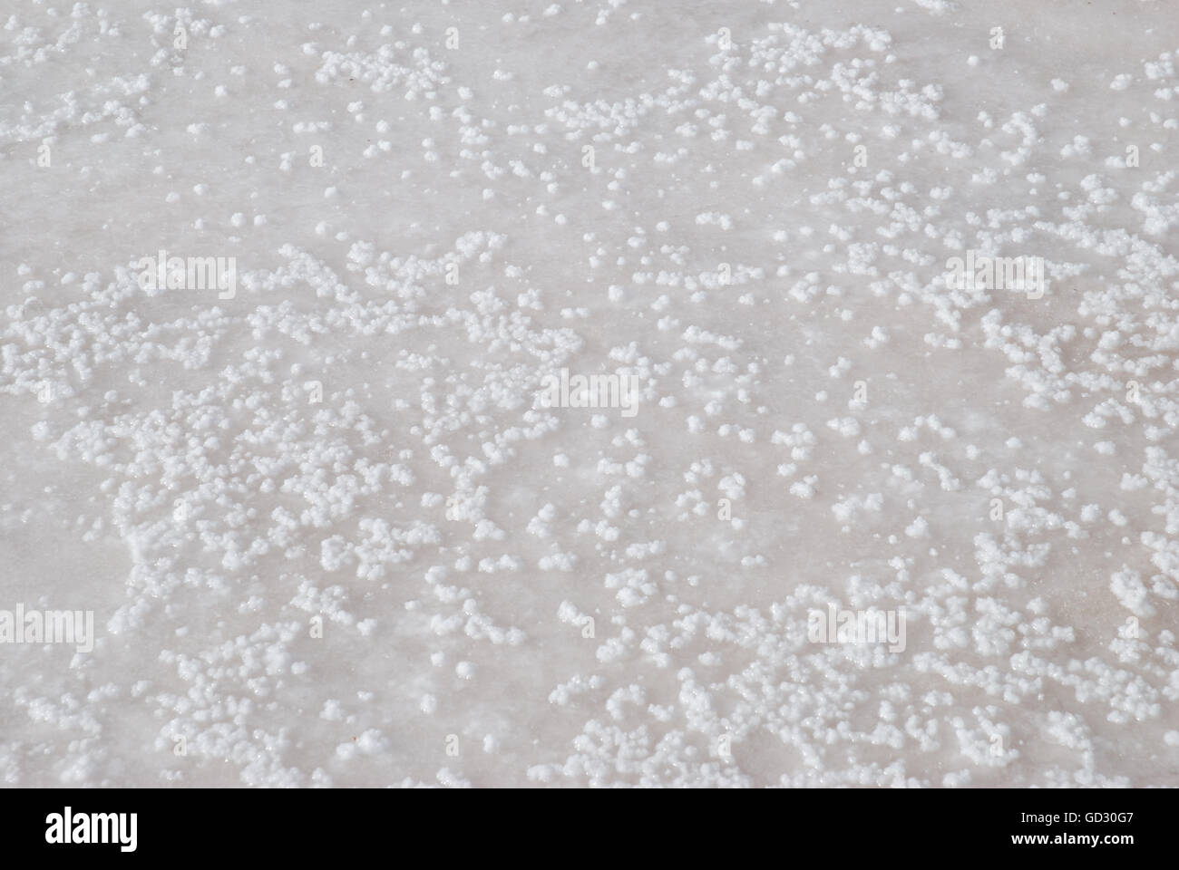 Detail of salt work pool. Stock Photo