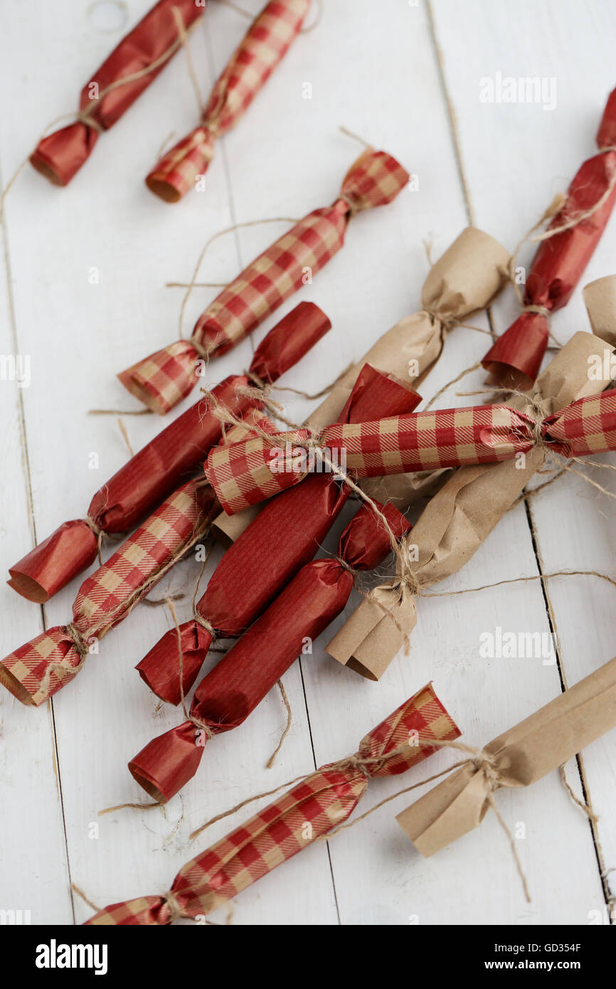 Wrapped candy Stock Photo