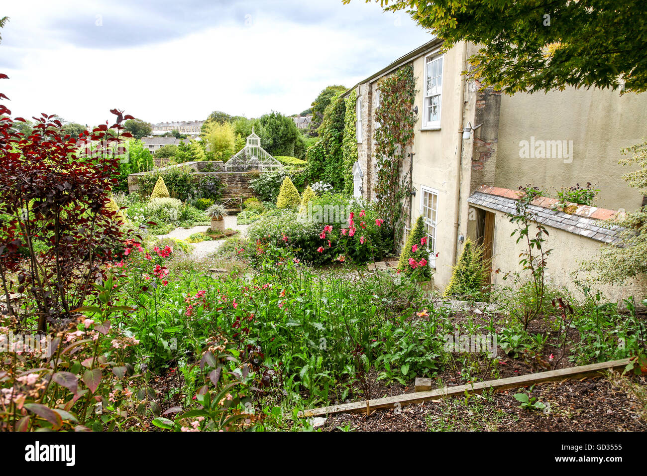 Bosvigo house gardens truro cornwall hires stock photography and
