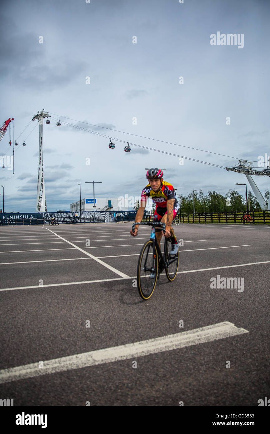 Red Hook Crit London Cycling Criterium Fixie Bikes Stock Photo