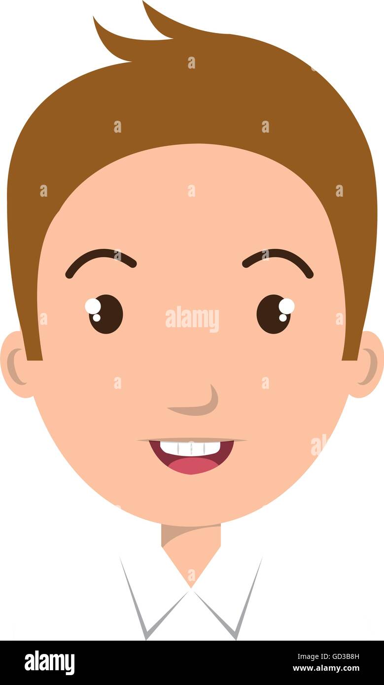 Young boy colorful cartoon design Stock Vector Image & Art - Alamy