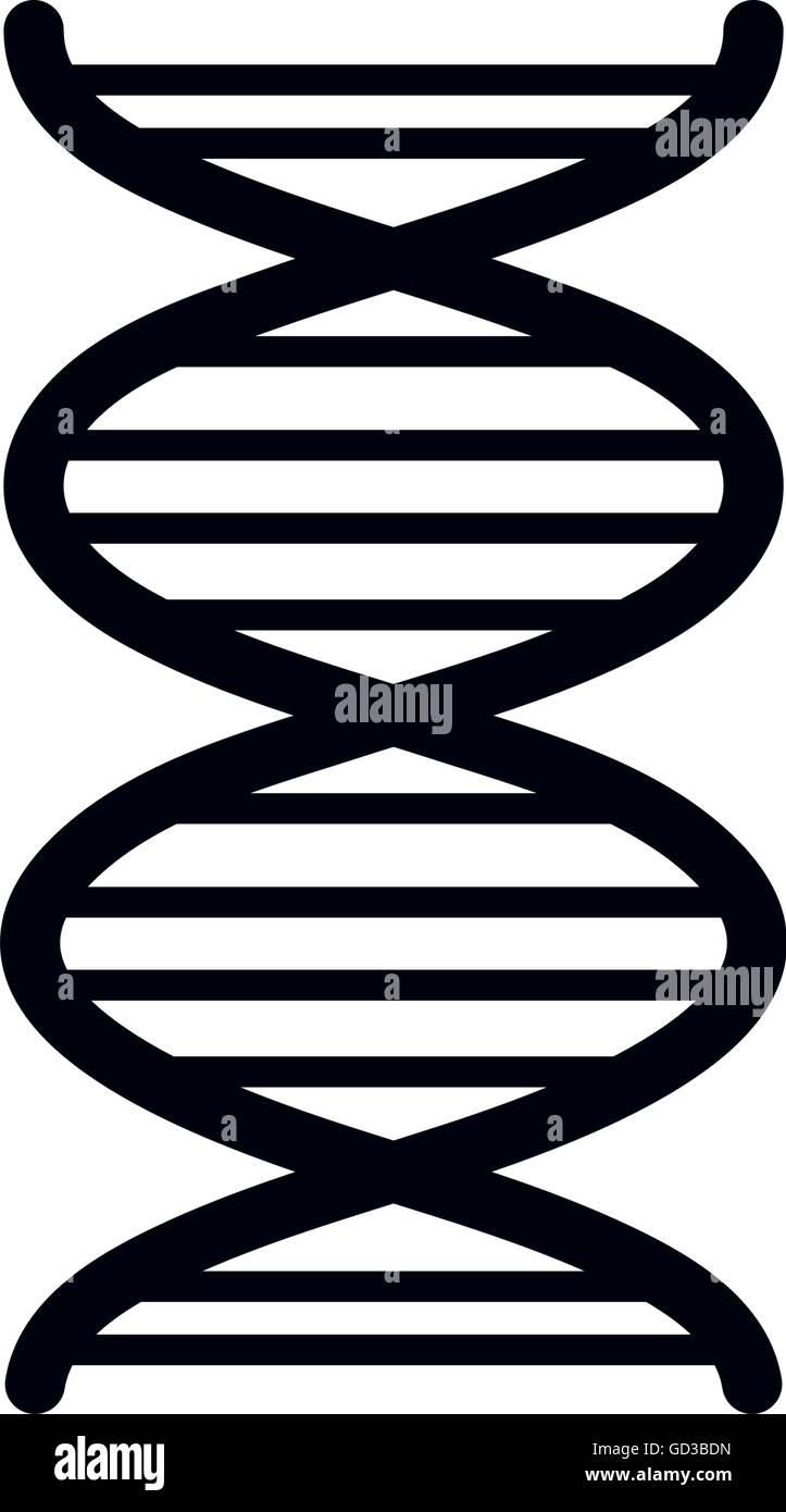 Human DNA isolated flat icon Stock Vector Image & Art - Alamy