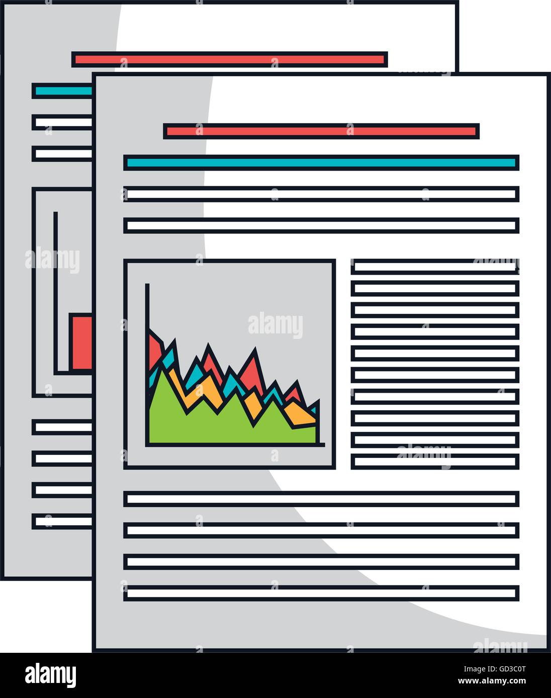 Statistics and graphics information icon Stock Vector Image & Art - Alamy