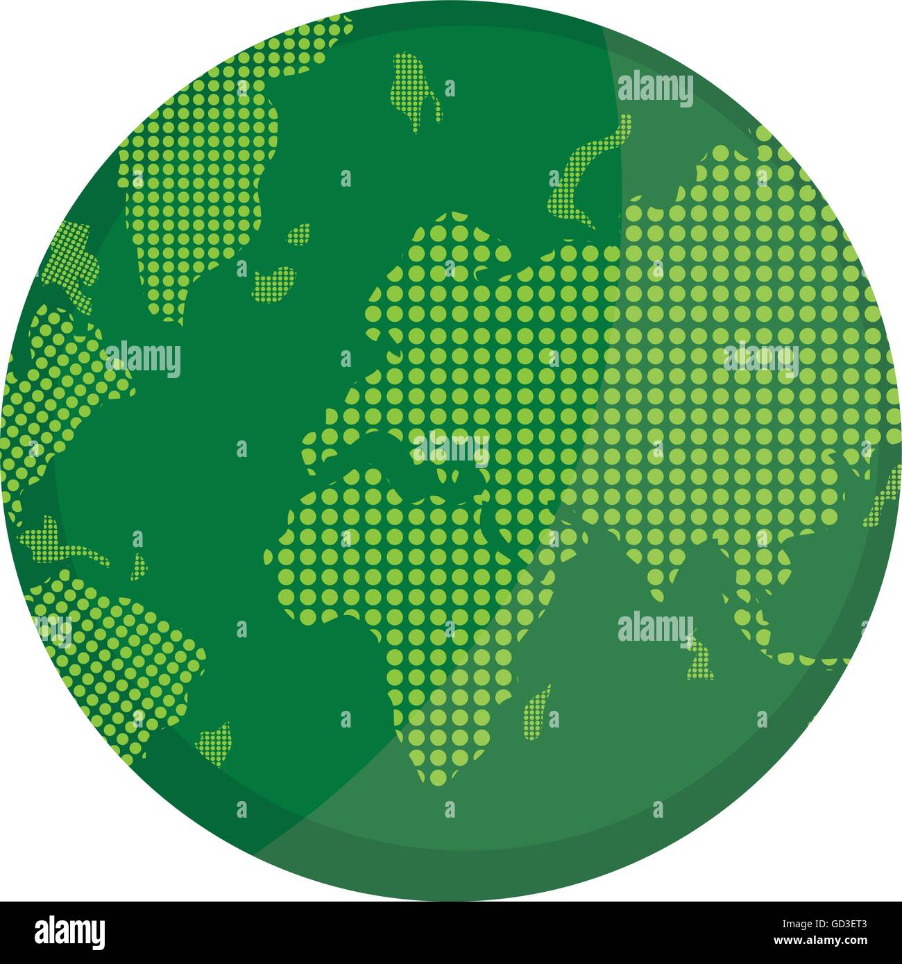 geometric texture earth globe icon Stock Vector Image & Art - Alamy