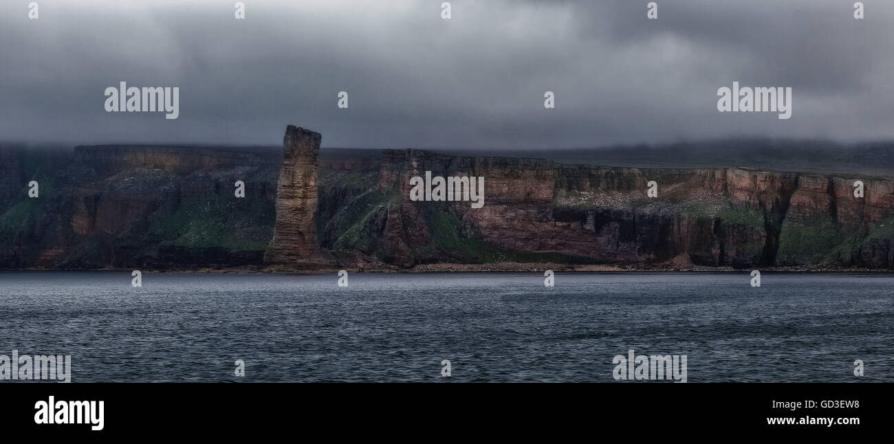 Panorama of the Isle of Hoy Stock Photo