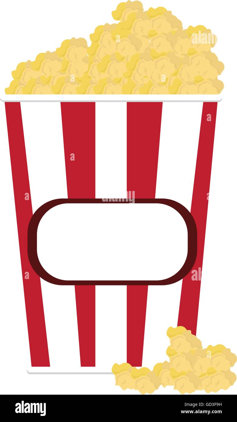 popcorn striped container icon Stock Vector Image & Art Alamy