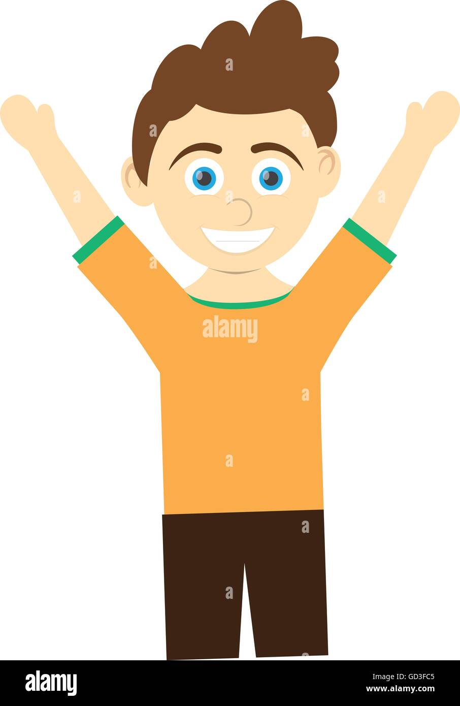 Happy Boy With Open Arms Icon Stock Vector Image Art Alamy Happy Boy With Open Arms Icon Stock Vector Image Art Alamy