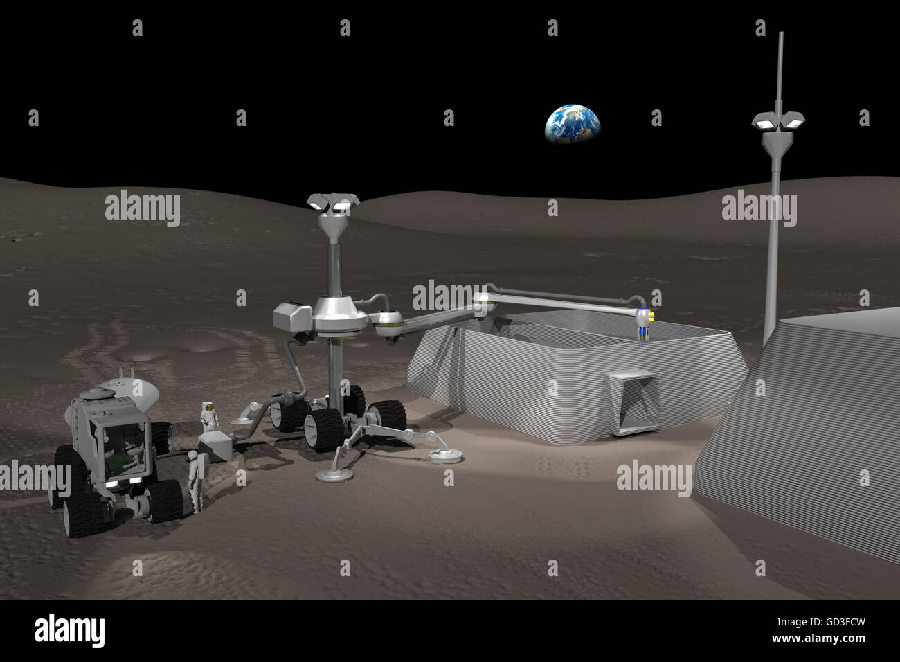 Moon Colony High Resolution Stock Photography and Images - Alamy