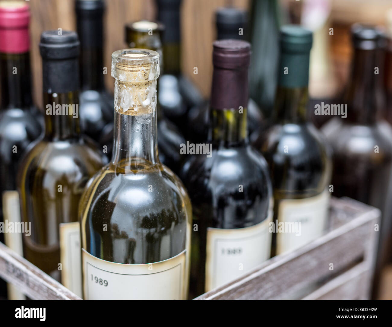 Old wine bottles hires stock photography and images Alamy