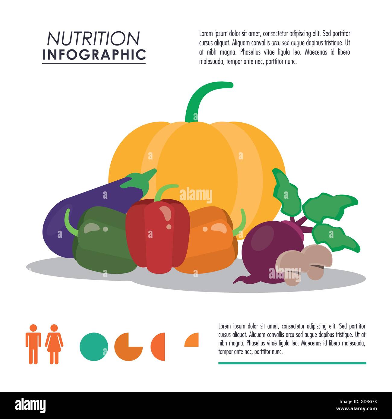 Infographic icon. Nutrition design. Vector graphic Stock Vector Image ...