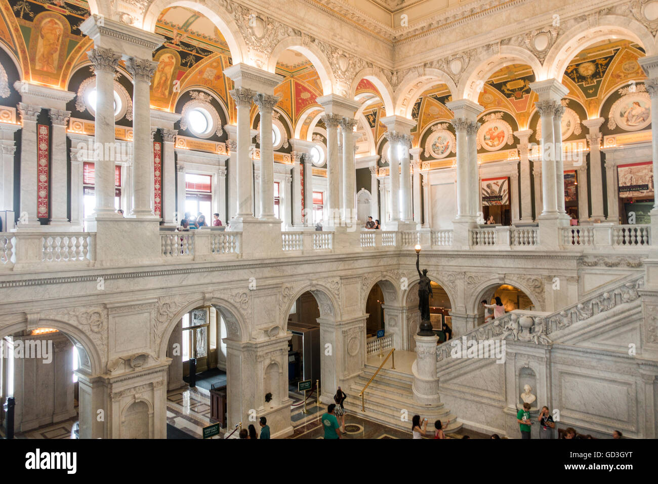 Library of Congress Washington DC Stock Photo