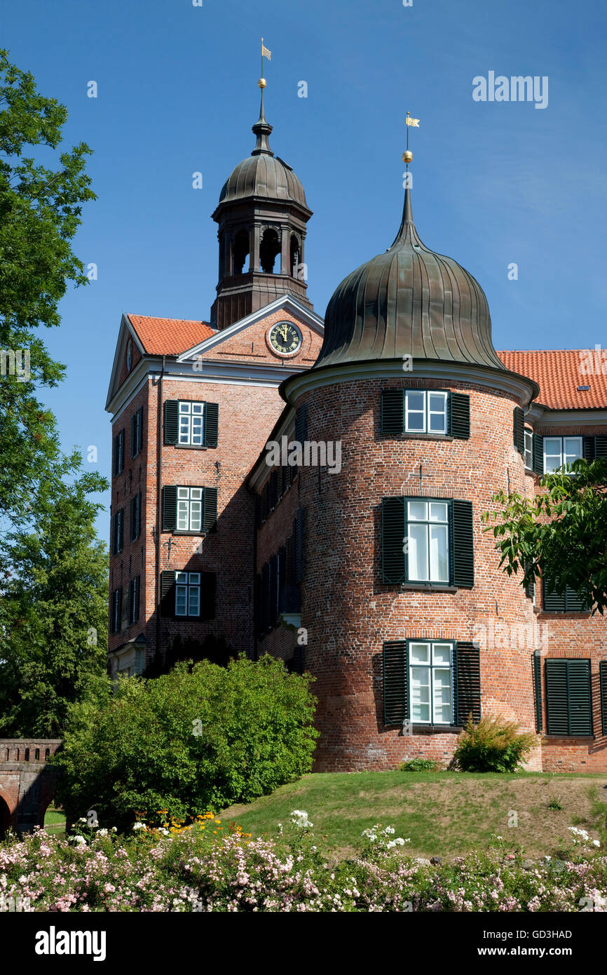 Eutiner Schloss, Eutin Castle, Eutin, Naturpark Holsteinische Schweiz nature park, Schleswig-Holstein Stock Photo