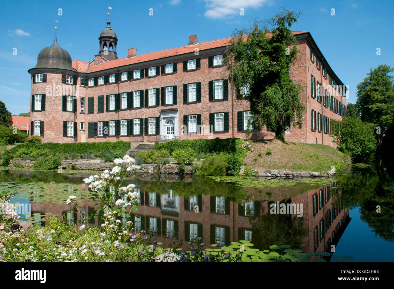 Eutiner Schloss castle, Eutin, Naturpark Holsteinische Schweiz nature park, Schleswig-Holstein Stock Photo