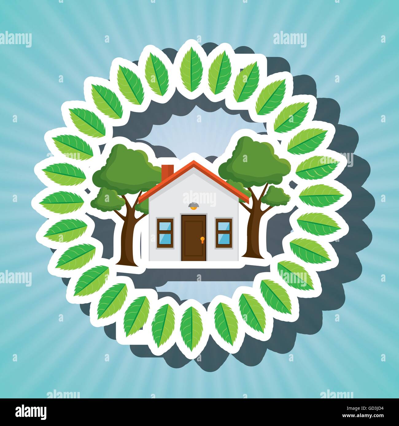 think green isolated icon design Stock Vector Image & Art - Alamy