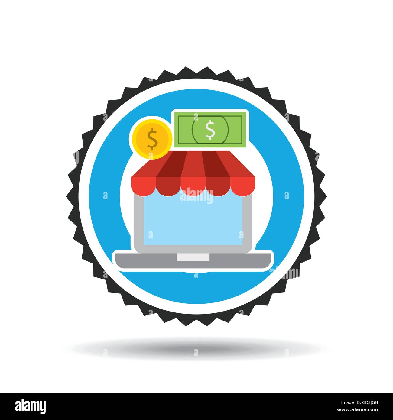 shopping store icon Stock Vector Image & Art - Alamy