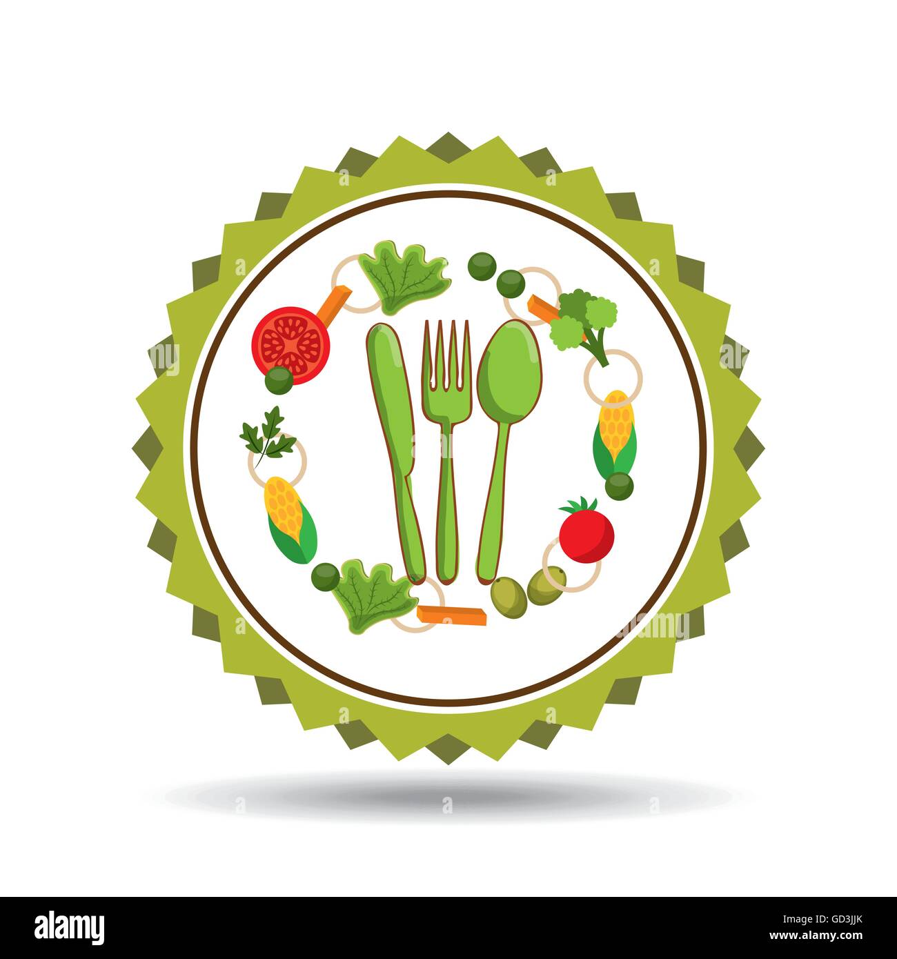 vegetables and fruits Stock Vector Image & Art - Alamy