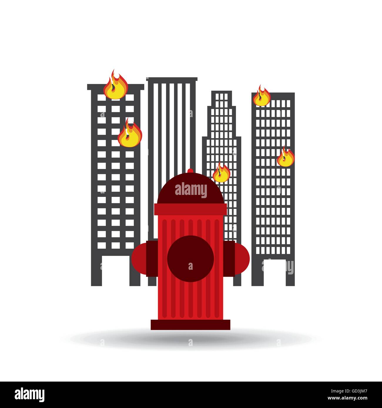 firefighter job icon Stock Vector Image & Art - Alamy