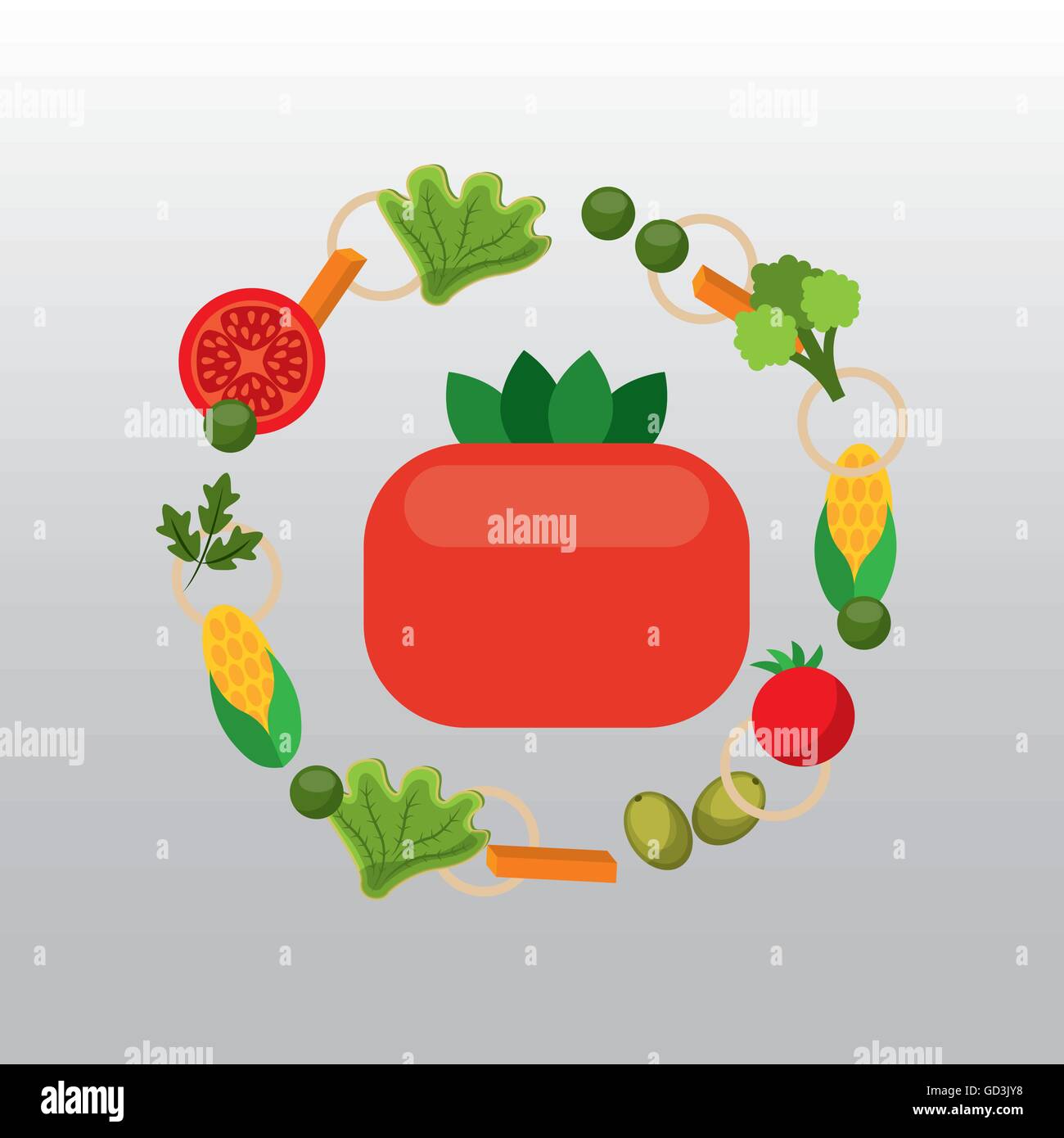 vegetables and fruits Stock Vector Image & Art - Alamy