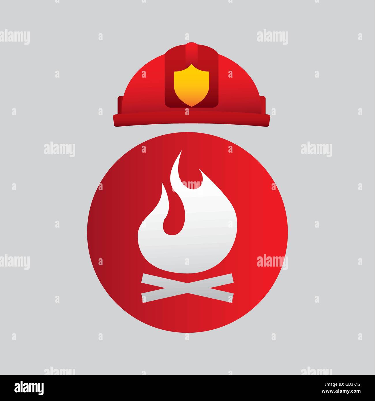 firefighter job icon Stock Vector Image & Art - Alamy