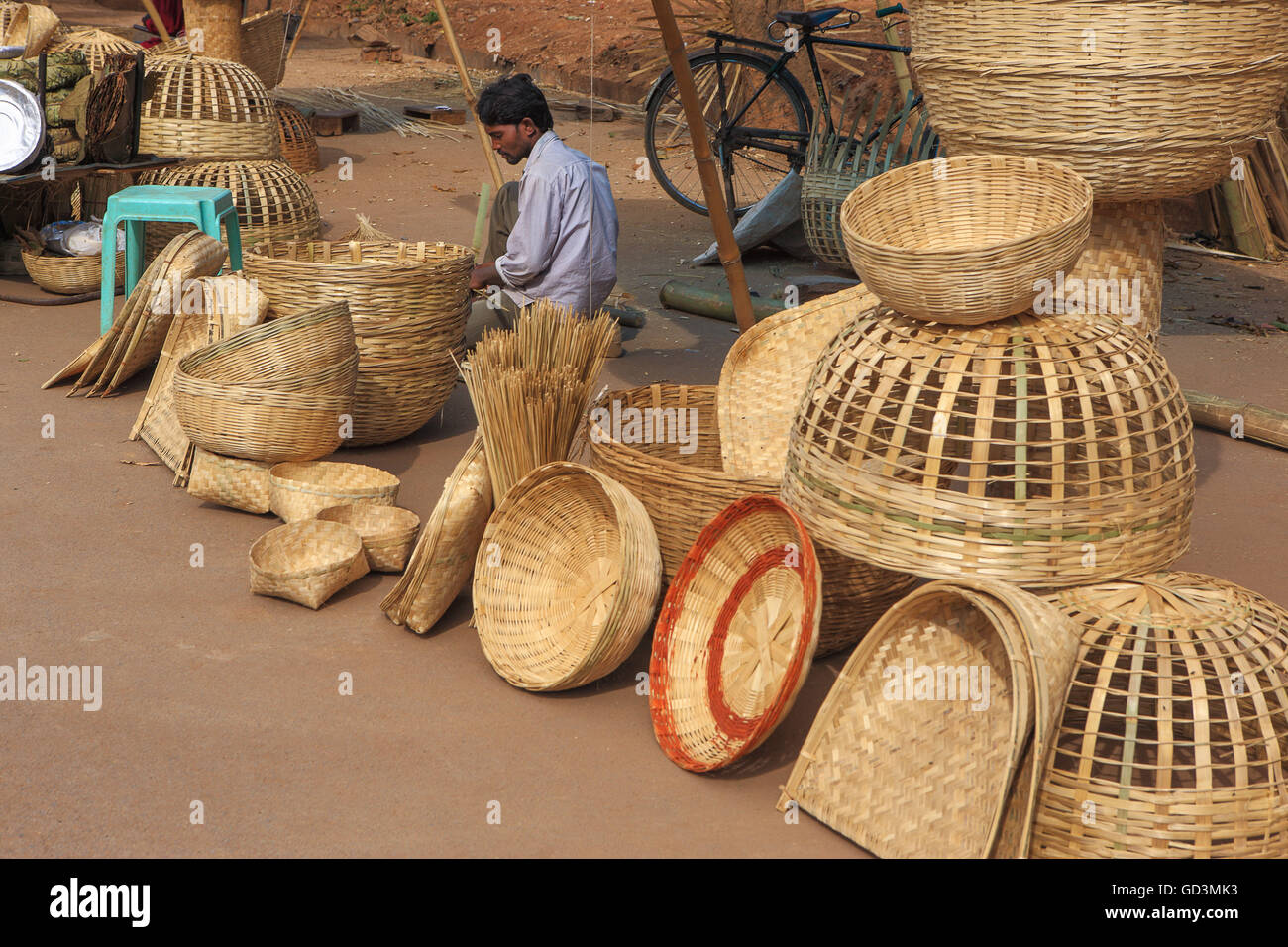 India Bamboo Handicrafts High Resolution Stock Photography and Images -  Alamy